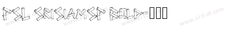 PSL SriSiamSP Bold字体转换